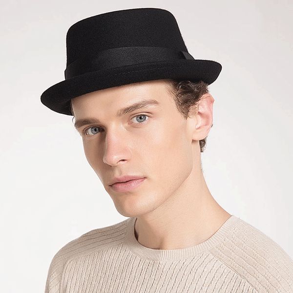 2020 men fedora hat fashion 100% pure australia wool men's hat with pork pie for classic wool felt, Blue;gray
2020 men fedora hat fashion 100% pure australia wool men's hat with pork pie for classic wool felt, Blue;gray