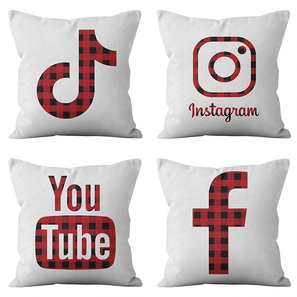 christmas decor throw pillow case tartan social app print ins cushion covers for home sofa chair decorative pillowcases
christmas decor throw pillow case tartan social app print ins cushion covers for home sofa chair decorative pillowcases