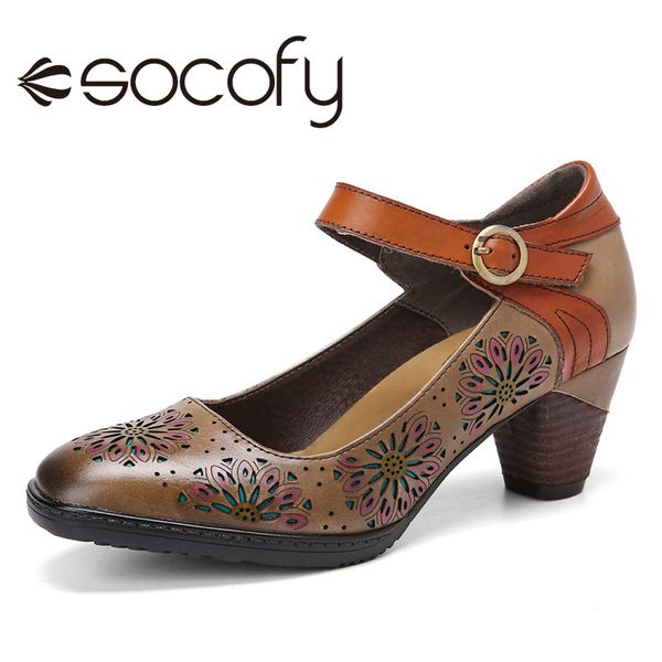 socofy retro leather floral pumps hollow buckle ankle strap chunky heel pumps dress shoes women shoes botas mujer 2020, Black
socofy retro leather floral pumps hollow buckle ankle strap chunky heel pumps dress shoes women shoes botas mujer 2020, Black