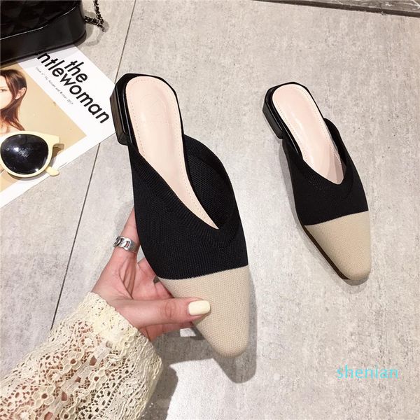shoes woman 2020 shallow woman's slippers flock multicolored sandals low cover toe loafers thin heels soft new summer flat, Black
shoes woman 2020 shallow woman's slippers flock multicolored sandals low cover toe loafers thin heels soft new summer flat, Black