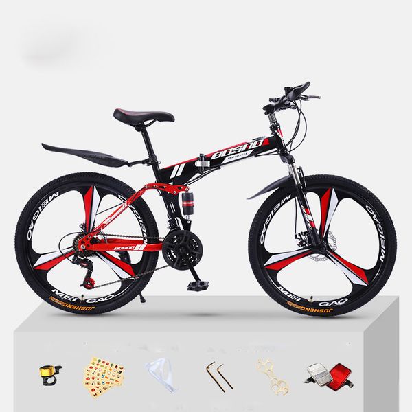 mountain bike bicycle folding 20/24/26 inch double shock absorber off-road speed racing men and women bicycle speed
mountain bike bicycle folding 20/24/26 inch double shock absorber off-road speed racing men and women bicycle speed