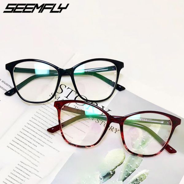 seemfly cat eye luxury glasses frames women trending styles fashion transparent spectacle frames female goggle eyewear, Black
seemfly cat eye luxury glasses frames women trending styles fashion transparent spectacle frames female goggle eyewear, Black