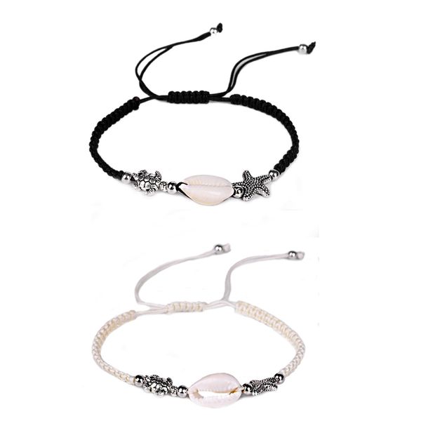 beaded, strands 2 pcs women's natural shell bead bracelet starfish turtle charm handmade adjustable size, black & beige
beaded, strands 2 pcs women's natural shell bead bracelet starfish turtle charm handmade adjustable size, black & beige