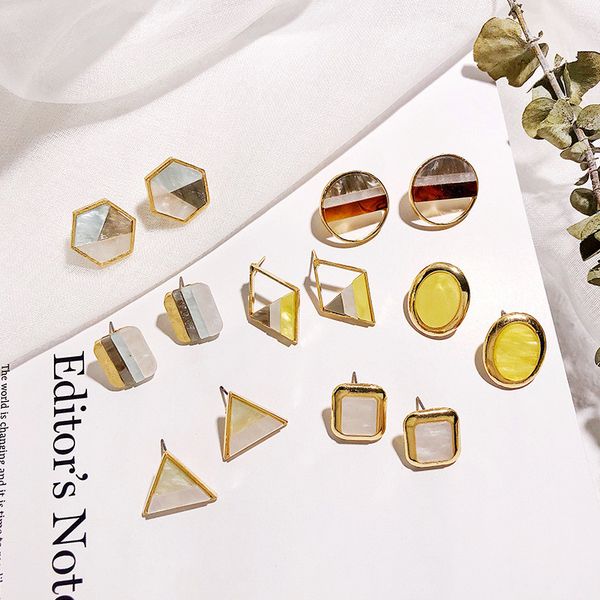luokey new tiny acrylic fashion stud earrings for women irregular geometric cute earrings party statement bijoux moda mujer 2020, Golden;silver
luokey new tiny acrylic fashion stud earrings for women irregular geometric cute earrings party statement bijoux moda mujer 2020, Golden;silver