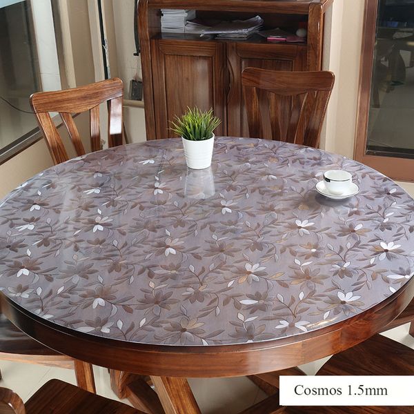 1.5mm round pvc tablecloth table cover protector desk pad soft glass dining tablecloth transparent table cloth plastic mat
1.5mm round pvc tablecloth table cover protector desk pad soft glass dining tablecloth transparent table cloth plastic mat