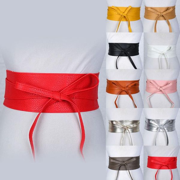 Women Faux Leather Dress Belts Lace Up Girdle Fashion Cummerbunds Corset Femme Wide Belt Coat Decorated Female Ring Waistband, Black;brown
Women Faux Leather Dress Belts Lace Up Girdle Fashion Cummerbunds Corset Femme Wide Belt Coat Decorated Female Ring Waistband, Black;brown