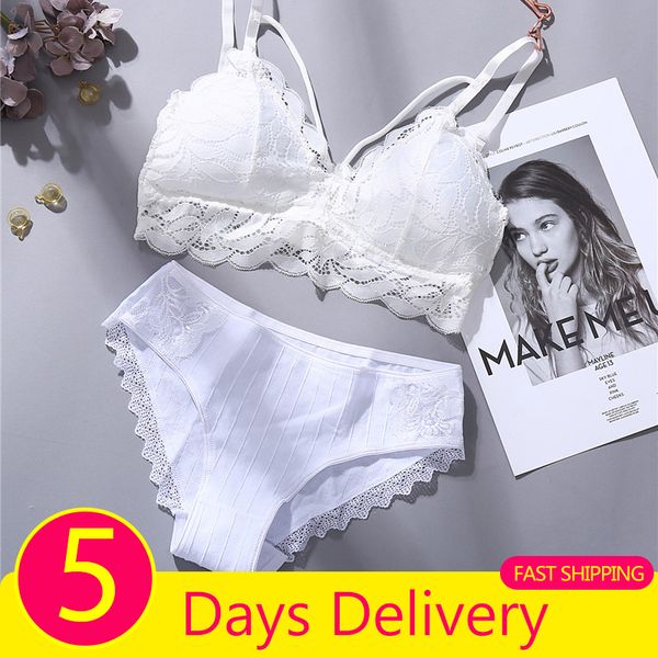 finetoo fast shipping lace bra set bralette cotton women panties lingerie girls wireless bra crop soft underpants, Red;black
finetoo fast shipping lace bra set bralette cotton women panties lingerie girls wireless bra crop soft underpants, Red;black