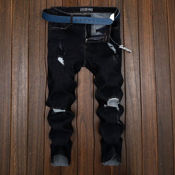 new arrival men's summer nine thin knee hole fashion jeans slim type black personality trousers size28 29 30 31 32 33 34 36 38, Blue
new arrival men's summer nine thin knee hole fashion jeans slim type black personality trousers size28 29 30 31 32 33 34 36 38, Blue