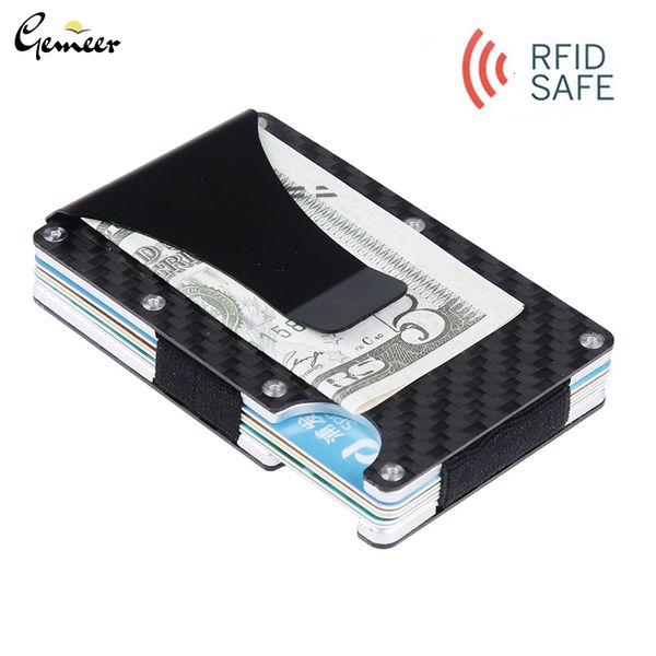 gemeer carbon fiber credit card holder rfid non-scan metal wallet purse male business card holder carteira masculina billetera, Silver
gemeer carbon fiber credit card holder rfid non-scan metal wallet purse male business card holder carteira masculina billetera, Silver