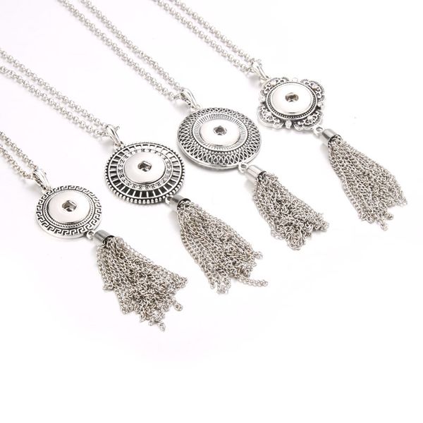 pendant necklaces snap jewelry button necklace round rhinestone (fit 18mm 20mm snaps button) tassel, Silver
pendant necklaces snap jewelry button necklace round rhinestone (fit 18mm 20mm snaps button) tassel, Silver
