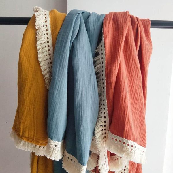 cotton tassel swaddles wrap baby blankets pgraphy props bedding for newborn bath towel breastfeeding cover
cotton tassel swaddles wrap baby blankets pgraphy props bedding for newborn bath towel breastfeeding cover