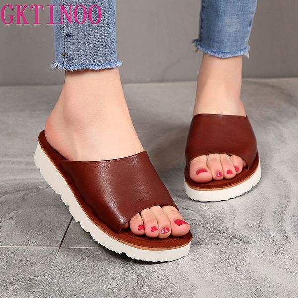 gktinoo genuine leather summer slippers women flat slides soft bottom lightweight open toe slip on beach casual slippers female, Black
gktinoo genuine leather summer slippers women flat slides soft bottom lightweight open toe slip on beach casual slippers female, Black