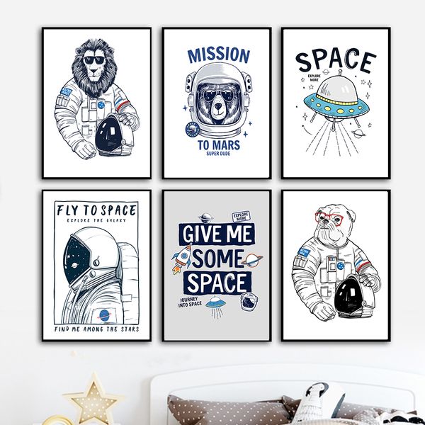 animal astronaut nursery art poster wall decor canvas print dream big quotes painting nordic kid baby bedroom decoration picture
animal astronaut nursery art poster wall decor canvas print dream big quotes painting nordic kid baby bedroom decoration picture