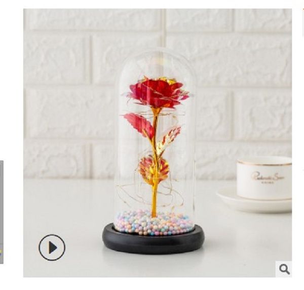 2020 rose glass cover valentine's day gift christmas gift gold foil flower creative ornament red rose
2020 rose glass cover valentine's day gift christmas gift gold foil flower creative ornament red rose