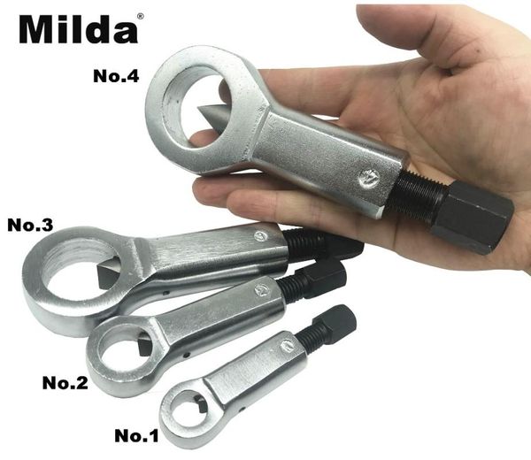 milda 4 kinds nut splitter cracker 9 - 36mm heavy duty nut splitter set broken damaged screw remover removal splitting tools
milda 4 kinds nut splitter cracker 9 - 36mm heavy duty nut splitter set broken damaged screw remover removal splitting tools