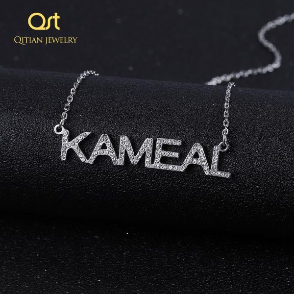 personalized iced out zirconia letters necklace custom name pendant crystal stainless steel choker do not fade jewelry womengift, Silver
personalized iced out zirconia letters necklace custom name pendant crystal stainless steel choker do not fade jewelry womengift, Silver