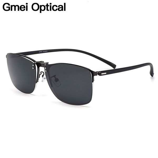 gmei optical men square ultralight titanium alloy semi-rimless glasses frame polarized clip on sunglasses s9341, White;black
gmei optical men square ultralight titanium alloy semi-rimless glasses frame polarized clip on sunglasses s9341, White;black