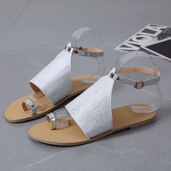 sandals women's shoes 2021 casual flat european and american toe large size 35-42, Black
sandals women's shoes 2021 casual flat european and american toe large size 35-42, Black
