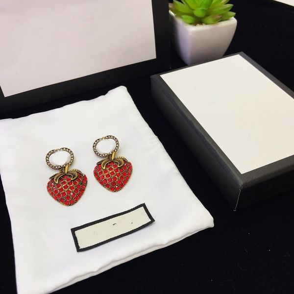 red diamond dangle earring strawberry earrings retro classic distressed earrings for woman with s925 sterling silver needle earrings supply
red diamond dangle earring strawberry earrings retro classic distressed earrings for woman with s925 sterling silver needle earrings supply