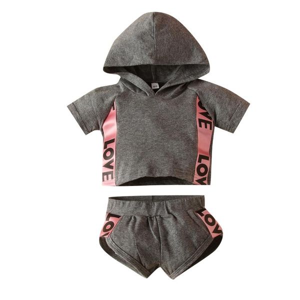 fashion girls clothing summer girls set gray hoodie + shorts casual kids suits, White
fashion girls clothing summer girls set gray hoodie + shorts casual kids suits, White