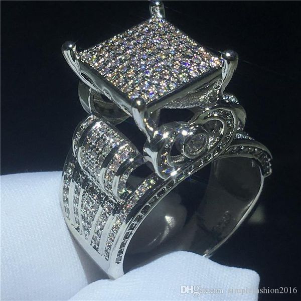 majestic sensation ring 925 sterling silver pave setting diamond cz engagement wedding band rings for women men jewelry, Slivery;golden
majestic sensation ring 925 sterling silver pave setting diamond cz engagement wedding band rings for women men jewelry, Slivery;golden