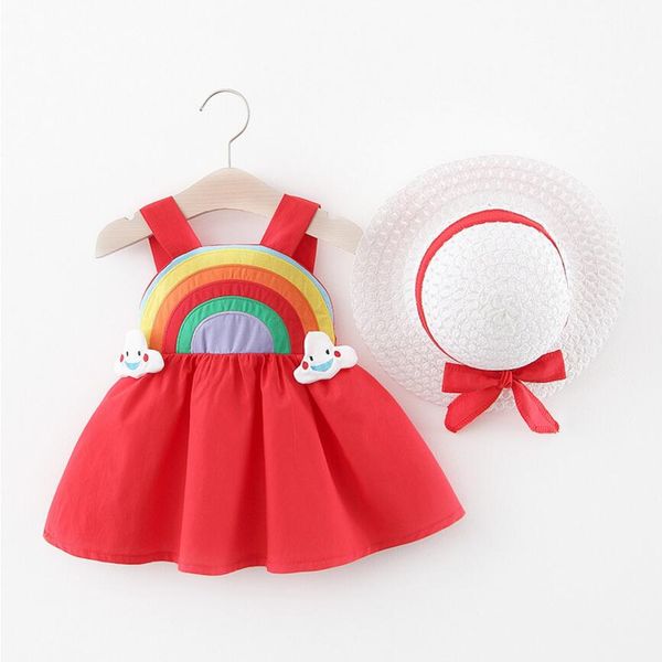 baby girls rainbow halter hat 2pcs outfit kids summer princess children beach for 0 1 2 3 years kg-408, Red;yellow
baby girls rainbow halter hat 2pcs outfit kids summer princess children beach for 0 1 2 3 years kg-408, Red;yellow