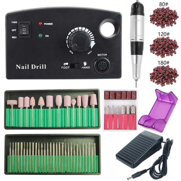 35000/20000 rpm electric nail drill machine kit manicure pedicure tip polishing file strong nail drill equipment gel remover set
35000/20000 rpm electric nail drill machine kit manicure pedicure tip polishing file strong nail drill equipment gel remover set