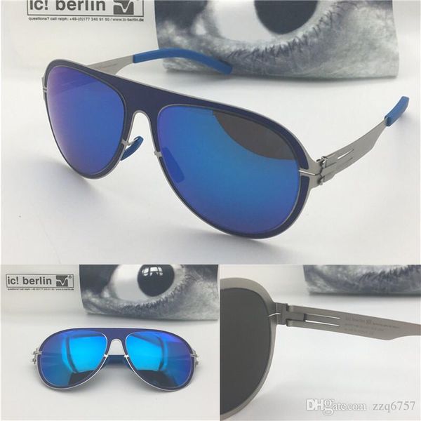 Germany designer men brand sunglasses IC atarfarmt ultra-light without screw memory alloy glasses removable stainless steel metal frame
Germany designer men brand sunglasses IC atarfarmt ultra-light without screw memory alloy glasses removable stainless steel metal frame