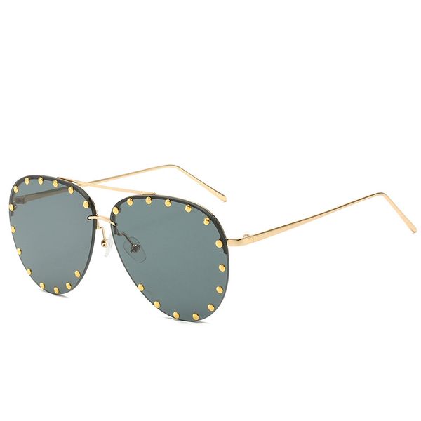 sunglasses 2021 fashion rimless pilot women vintage design diamond cutting lens rivet sun glasses for female uv400, White;black
sunglasses 2021 fashion rimless pilot women vintage design diamond cutting lens rivet sun glasses for female uv400, White;black