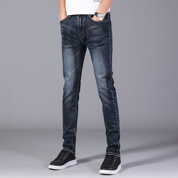 2020 men's spring and summer new jeans slim stretch large size pants youth trousers, Blue
2020 men's spring and summer new jeans slim stretch large size pants youth trousers, Blue
