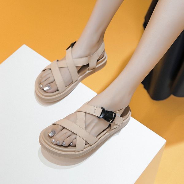 women flat with sports sandals for women's buckle strap casual slides female solid platform shoes woman sneakers sandalias mujer, Black
women flat with sports sandals for women's buckle strap casual slides female solid platform shoes woman sneakers sandalias mujer, Black