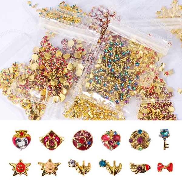 100 count/pack 3d sailor moon glitter charm nail art decoration studs japanese rivet style mini gold alloy moon design nail tool, Silver;gold
100 count/pack 3d sailor moon glitter charm nail art decoration studs japanese rivet style mini gold alloy moon design nail tool, Silver;gold