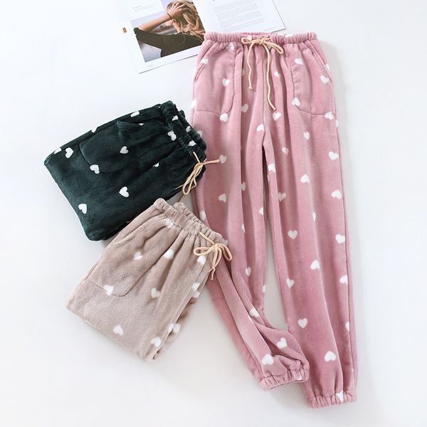coral fleece pajamas flannel warm sleepwear casual women pants pyjamas soft intimate lingerie home clothes 2020 new nightwear, Black;red
coral fleece pajamas flannel warm sleepwear casual women pants pyjamas soft intimate lingerie home clothes 2020 new nightwear, Black;red