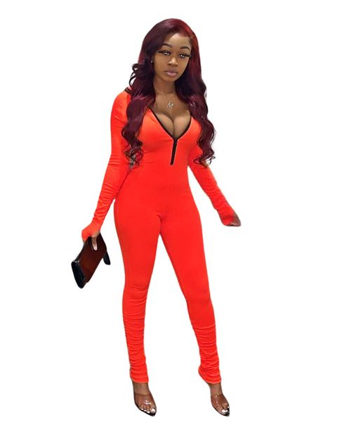 stacked designer womens rompers casual soild color long sleeve skinny with zipper jumpsuits high collar slim clothing, Black;white
stacked designer womens rompers casual soild color long sleeve skinny with zipper jumpsuits high collar slim clothing, Black;white