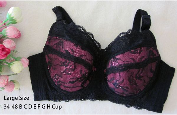 extra large plus size womens bra cup bras full figured bras 34 36 38 40 42 44 46 48 b c d e f g h soutien gorge, Red;black
extra large plus size womens bra cup bras full figured bras 34 36 38 40 42 44 46 48 b c d e f g h soutien gorge, Red;black
