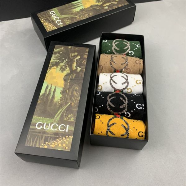 Autumn fashion sports men stocking a box of five pairs men Designer Socks mens designer cotton socks 1G gg socks 1G
Autumn fashion sports men stocking a box of five pairs men Designer Socks mens designer cotton socks 1G gg socks 1G