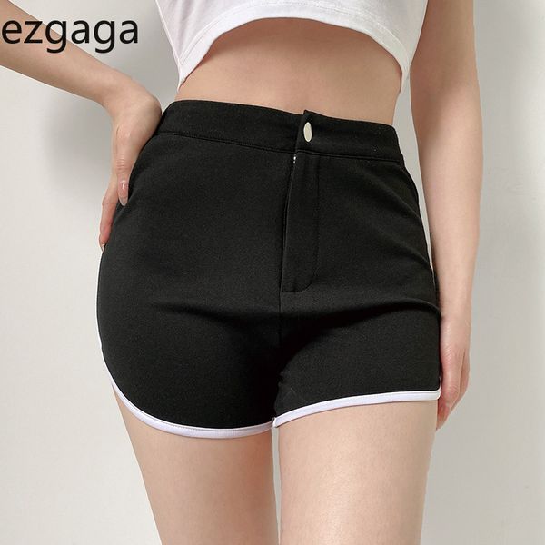 ezgaga shorts women 2020 new fashion all-match contrast edging high waist slim simple shorts sports streetwear, White;black
ezgaga shorts women 2020 new fashion all-match contrast edging high waist slim simple shorts sports streetwear, White;black