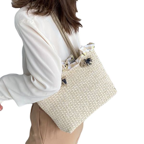 summer beach bag elegant handmade straw tote shoulder bag purse with plaid ruffle trim for women girls
summer beach bag elegant handmade straw tote shoulder bag purse with plaid ruffle trim for women girls