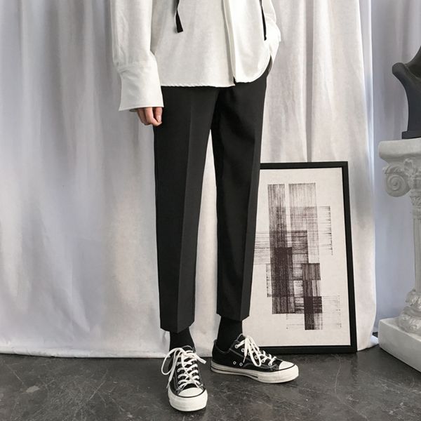 бизнес костюм мужской лето тонкая каплеобразный небольшого случайного костюм брюки корейского стиль мода тонкие подходят небольшой нога моло, Blue
бизнес костюм мужской лето тонкая каплеобразный небольшого случайного костюм брюки корейского стиль мода тонкие подходят небольшой нога моло, Blue