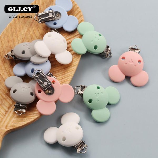 10pc cartoon mouse pacifier clips silicone baby pacifier holder teething accessories clasps toy diy chain tool dummy clip
10pc cartoon mouse pacifier clips silicone baby pacifier holder teething accessories clasps toy diy chain tool dummy clip