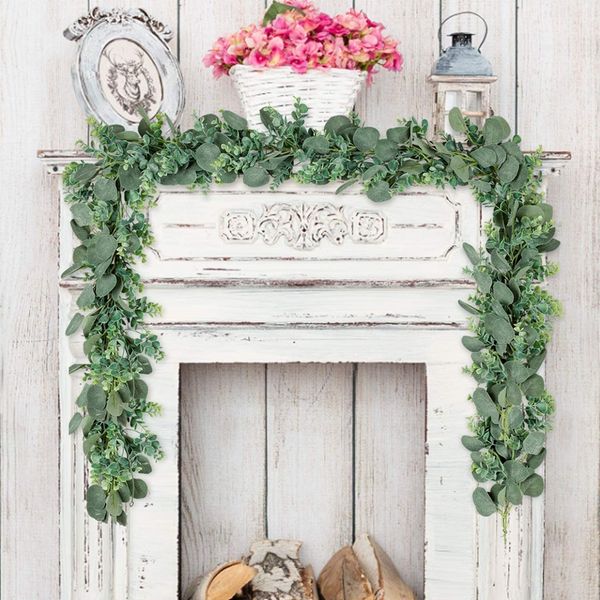 decorative flowers & wreaths 6.5ft artificial plants eucalyptus leaves twined garland faux silver dollar plant string for home greenery deco
decorative flowers & wreaths 6.5ft artificial plants eucalyptus leaves twined garland faux silver dollar plant string for home greenery deco