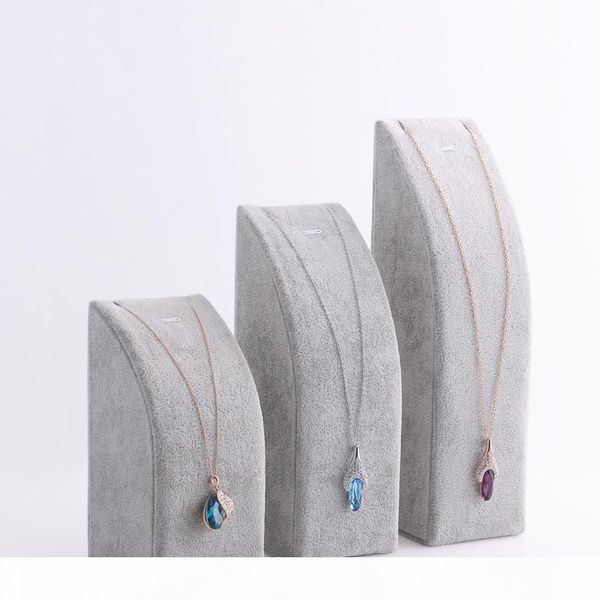 black gray velvet pendant necklace chain display stand bracelet holder 3 pc set jewelry packaging displays, Black;white
black gray velvet pendant necklace chain display stand bracelet holder 3 pc set jewelry packaging displays, Black;white