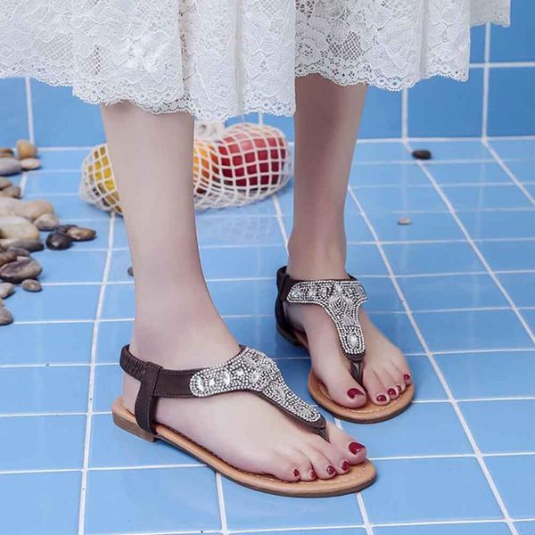 rhinestone sequins fashion flip flops flat heel summer elastic band waterproof platform thong women sandals adults slingback pu, Black 
rhinestone sequins fashion flip flops flat heel summer elastic band waterproof platform thong women sandals adults slingback pu, Black