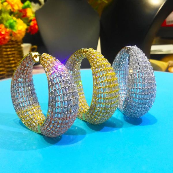 hoop & huggie missvikki luxury statement big earrings for women wedding cubic zircon dubai bridal round circle earring, Golden;silver
hoop & huggie missvikki luxury statement big earrings for women wedding cubic zircon dubai bridal round circle earring, Golden;silver