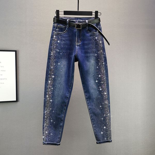 denim pants jeans woman 2020 autumn women ins fashion bling bling rhinestone jeans female haroun pants trousers a3739, Blue
denim pants jeans woman 2020 autumn women ins fashion bling bling rhinestone jeans female haroun pants trousers a3739, Blue