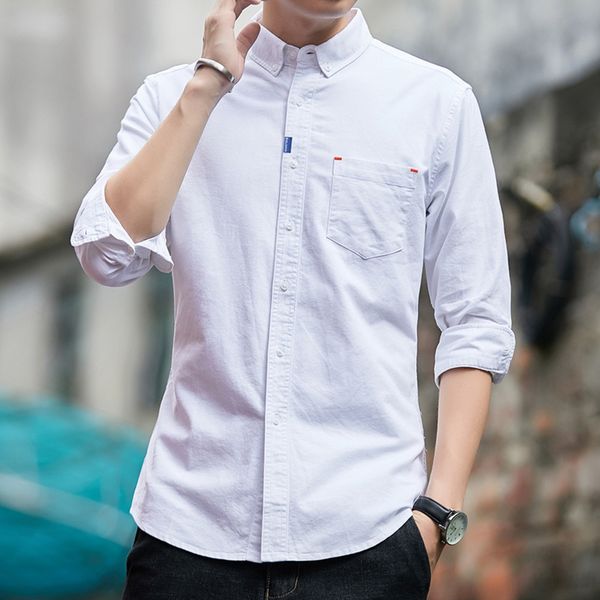 oxford white coat men's long-sleeved white shirt loose casual coat korean style trendy handsome shirt goods blu1t, Blue
oxford white coat men's long-sleeved white shirt loose casual coat korean style trendy handsome shirt goods blu1t, Blue