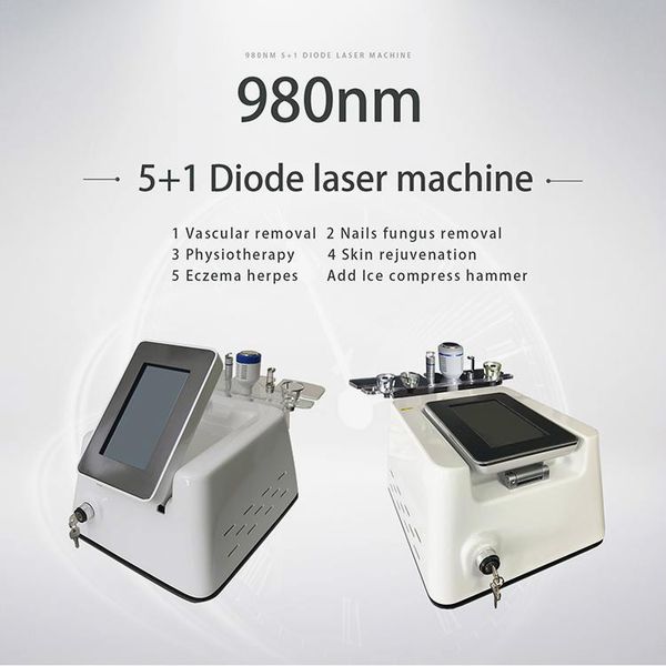 980nm 5 in 1 laser spider veins removal machine diode laser vascular removal nails fungus removal beatuy equipment, Black
980nm 5 in 1 laser spider veins removal machine diode laser vascular removal nails fungus removal beatuy equipment, Black