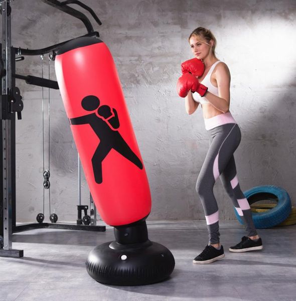 1.6m boxing punching bag inflatable sandbag tumbler muay training fitness sports pressure relief back with air pump
1.6m boxing punching bag inflatable sandbag tumbler muay training fitness sports pressure relief back with air pump
