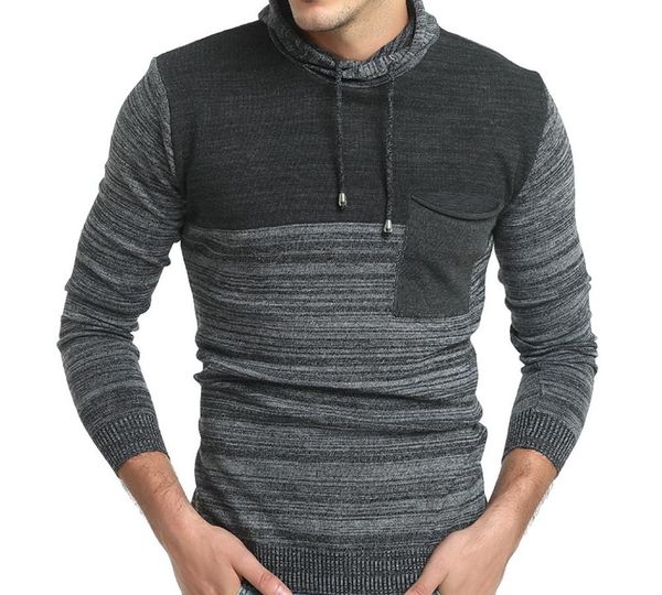 hooded sweater men patchwork pull homme 2017 fashion autumn mens knitted pullover casual slim fit pocket sweaters sueter hombre, White;black
hooded sweater men patchwork pull homme 2017 fashion autumn mens knitted pullover casual slim fit pocket sweaters sueter hombre, White;black