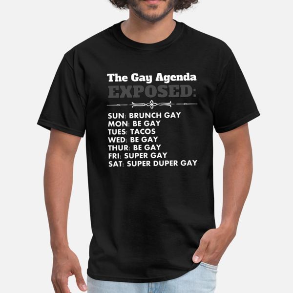 the gay agenda exposed t shirt men customized cotton s-xxxl clothing sunlight funny summer style family shirt
the gay agenda exposed t shirt men customized cotton s-xxxl clothing sunlight funny summer style family shirt